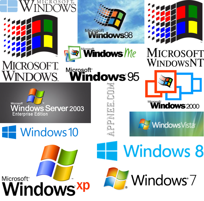 Microsoft windows all versions of windows